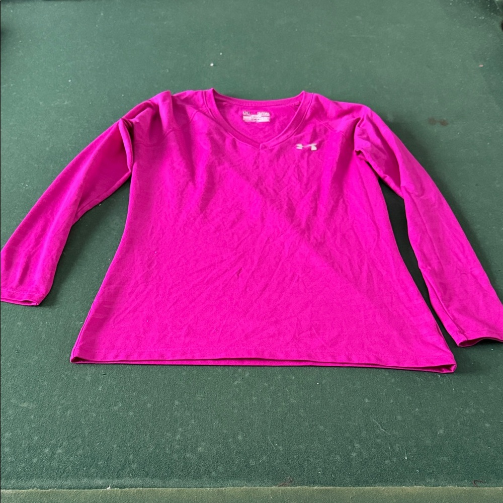 Under Armour Kids' Fuchsia Long Sleeve Tee. CAJA. #. 4